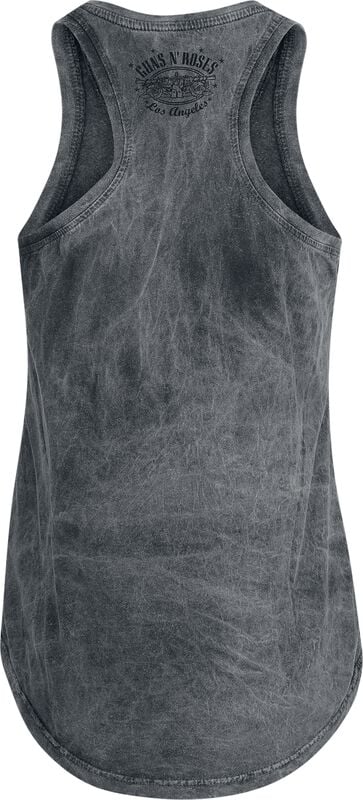 Gothicana By Emp "Paradise City" Top Grey By Guns N' Roses