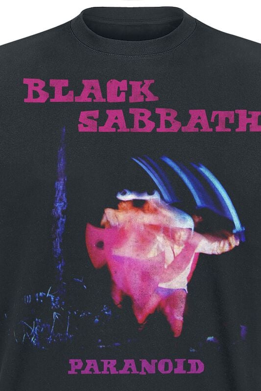 Gothicana By Emp "Paranoid Tracklist" T-Shirt Black By Black Sabbath