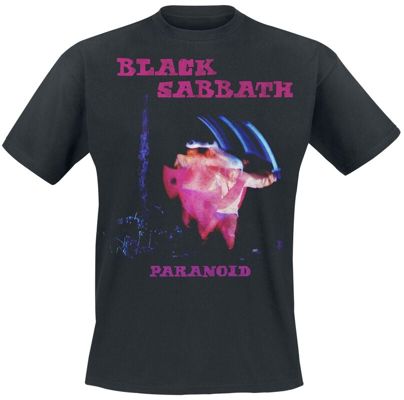 gothicana by emp "Paranoid Tracklist" T-Shirt black by Black Sabbath gothicana by emp "Paranoid Tracklist" T-Shirt black by Black Sabbath