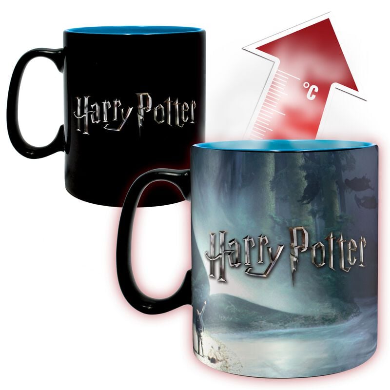 Gothicana By Emp "Patronus - Heat-change Mug" Cup Multicolour By Harry Potter