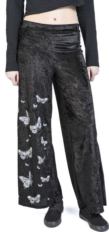 Gothicana By Emp "Patty" Cloth Trousers Black By Alchemy England
