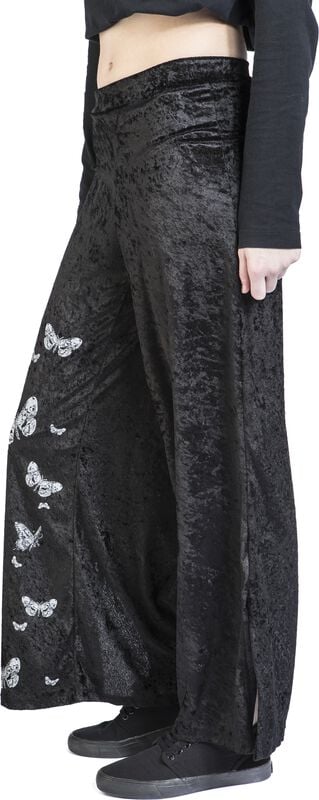 Gothicana By Emp "Patty" Cloth Trousers Black By Alchemy England