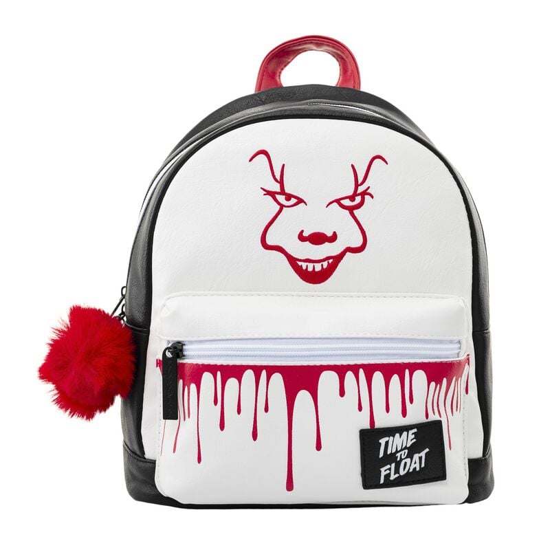 Gothicana By Emp "Pennywise" Mini Backpacks White-black-red By IT