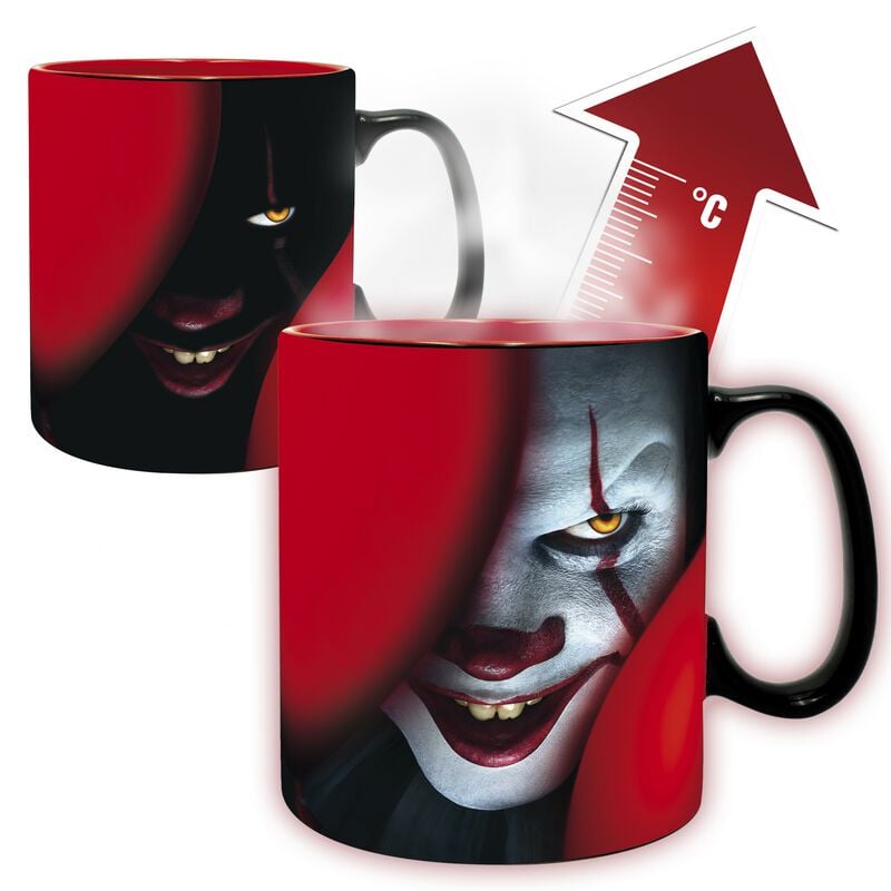 gothicana by emp "Pennywise - Time To Float - Thermo Mug" Mug multicolour by IT