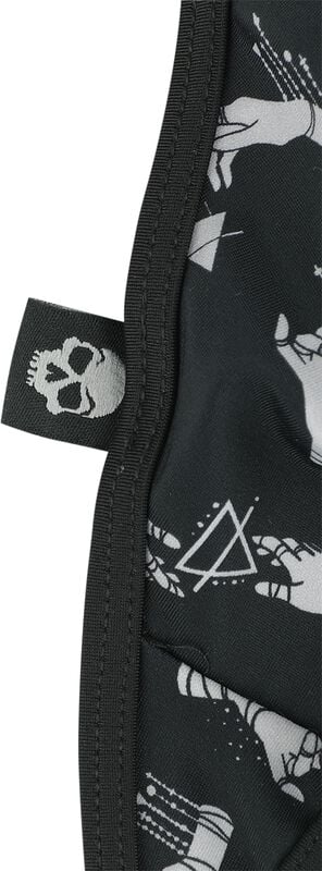 Gothicana By Emp "Pentagram Bikini Top" Bikini Top Black By Gothicana By EMP