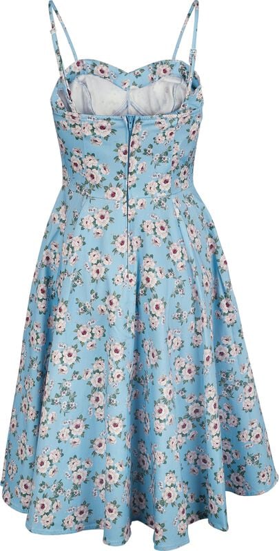 Gothicana By Emp "Peony Swing Dress" Midi Dress Multicolour By H&R London
