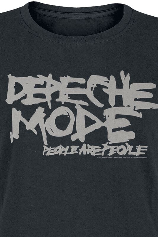 Gothicana By Emp "People Are People" T-Shirt Black By Depeche Mode