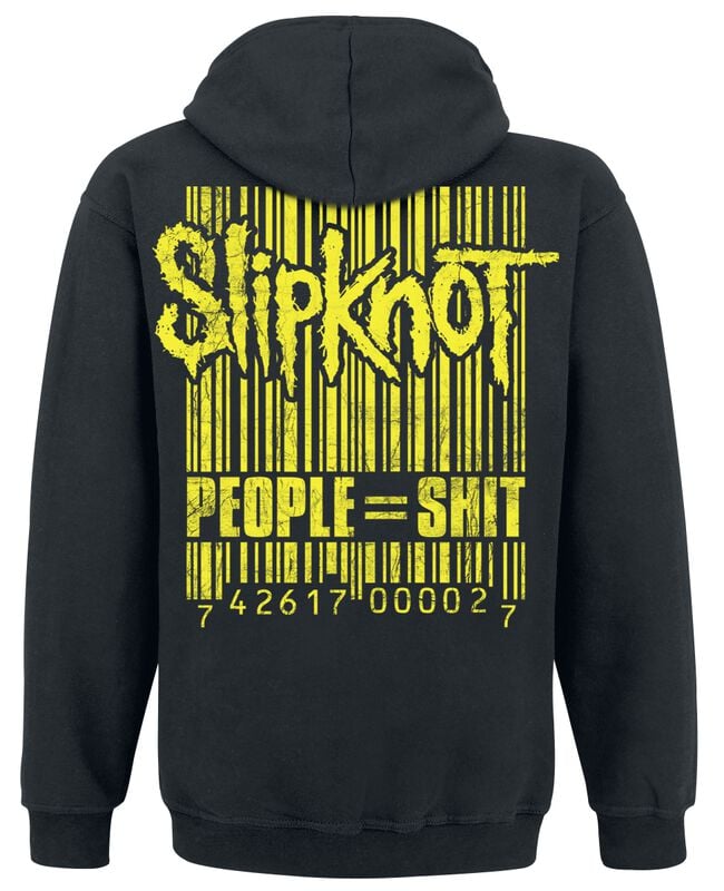 Gothicana By Emp "People Barcode" Hoodie Black By Slipknot