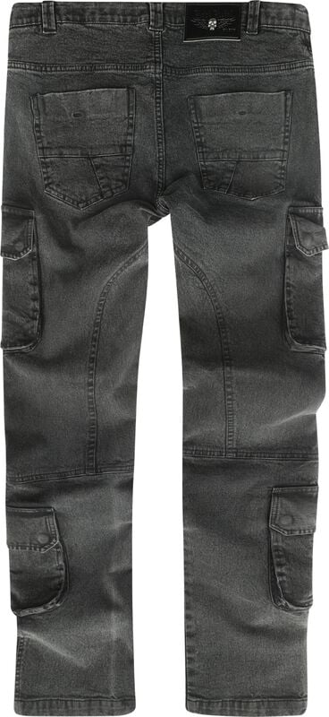 Gothicana By Emp "Pete" Jeans Grey By Rock Rebel By EMP