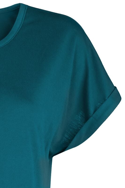 Gothicana By Emp "Petrol Coloured T-shirt" T-Shirt Petrol By RED By EMP