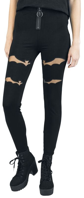 Gothicana By Emp "Philomena Leggings" Leggings Black By Banned Alternative