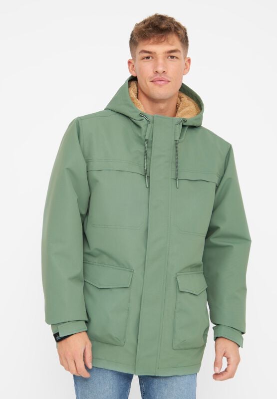 Gothicana By Emp "Phoebholm Dog" Winter Jacket Green By Derbe Hamburg