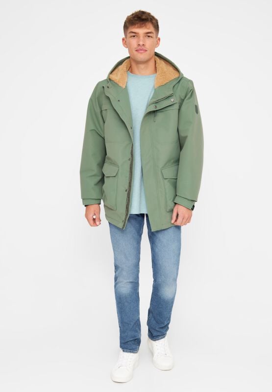 Gothicana By Emp "Phoebholm Dog" Winter Jacket Green By Derbe Hamburg