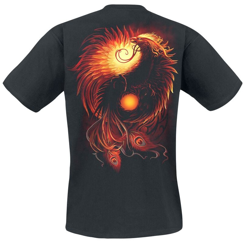Gothicana By Emp "Phoenix Arisen" T-Shirt Black By Spiral