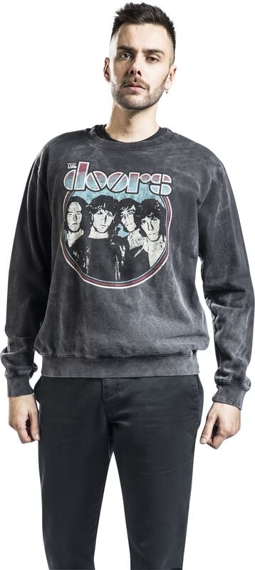 Gothicana By Emp "Photo" Sweatshirt Charcoal By The Doors