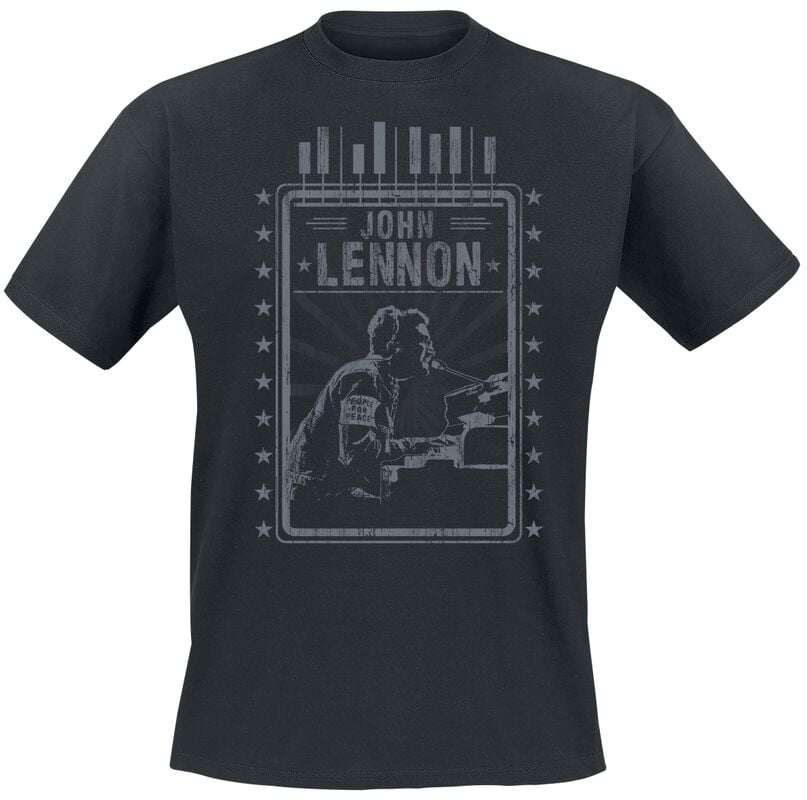 gothicana by emp "Piano" T-Shirt black by John Lennon