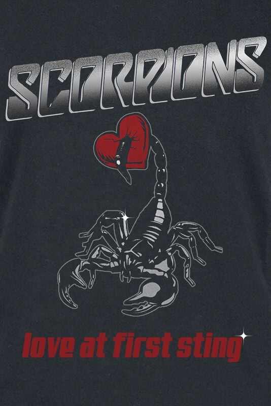 Gothicana By Emp "Pierced Heart" T-Shirt Black By Scorpions
