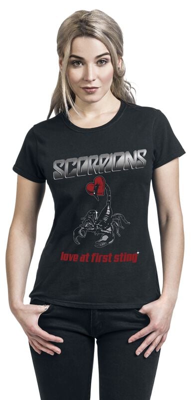 Gothicana By Emp "Pierced Heart" T-Shirt Black By Scorpions
