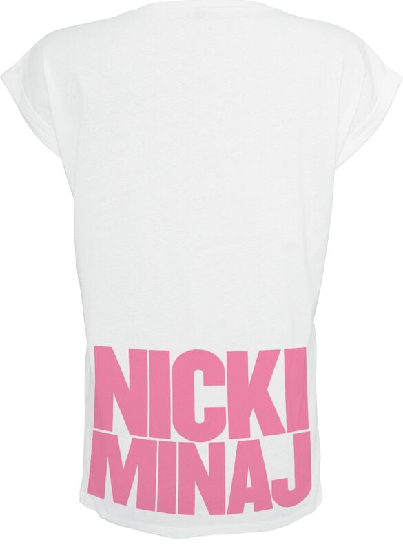 Gothicana By Emp "Pink Baroque Frame" T-Shirt White By Nicki Minaj