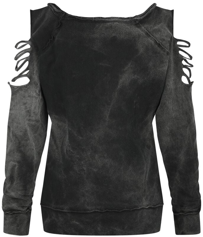 Gothicana By Emp "Pink Logo" Sweatshirt Black By Ramones