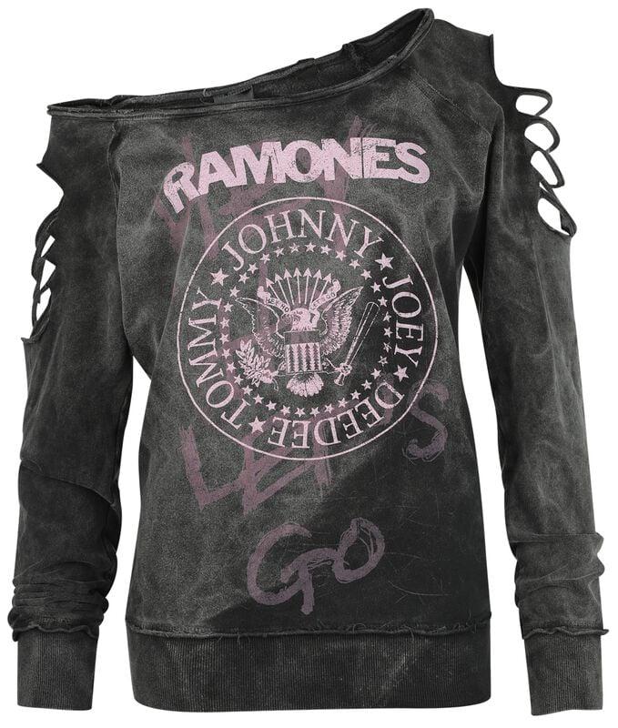gothicana by emp "Pink Logo" Sweatshirt black by Ramones