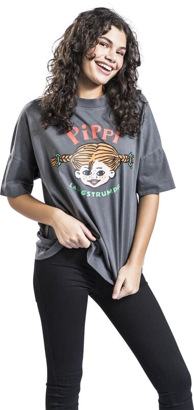 Gothicana By Emp "Pippi Longstocking" T-Shirt Multicolour By Pippi Longstocking
