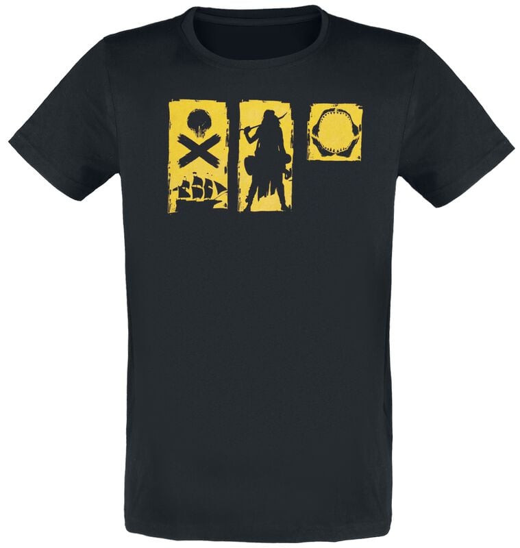 gothicana by emp "Pirate Icons" T-Shirt black by Skull & Bones