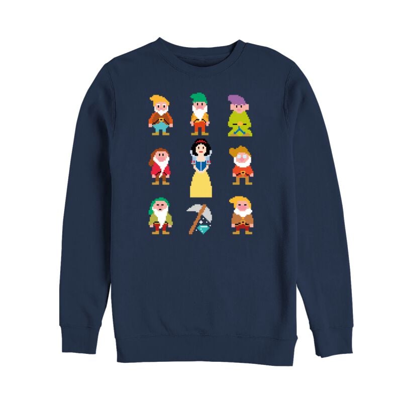 gothicana by emp "Pixel Dwarf" Sweatshirt navy by Snow White and the Seven Dwarfs