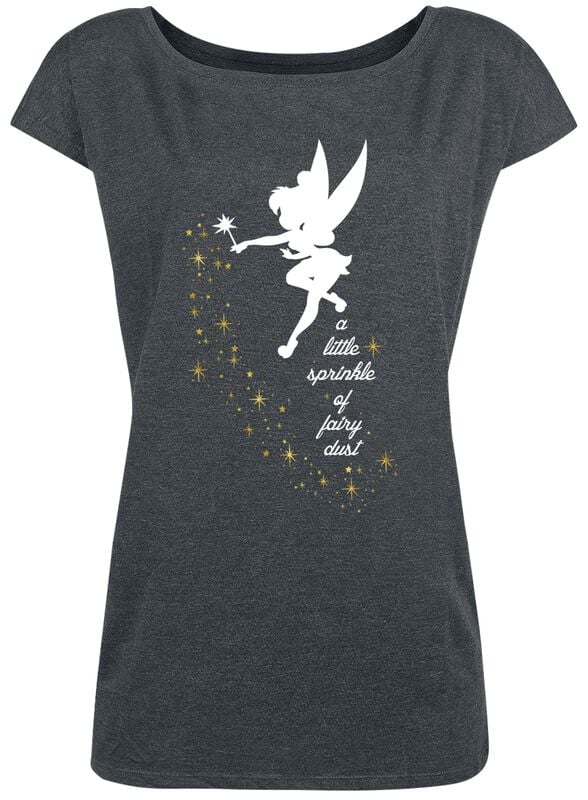 Gothicana By Emp "Pixie Dust" T-Shirt Grey By Peter Pan