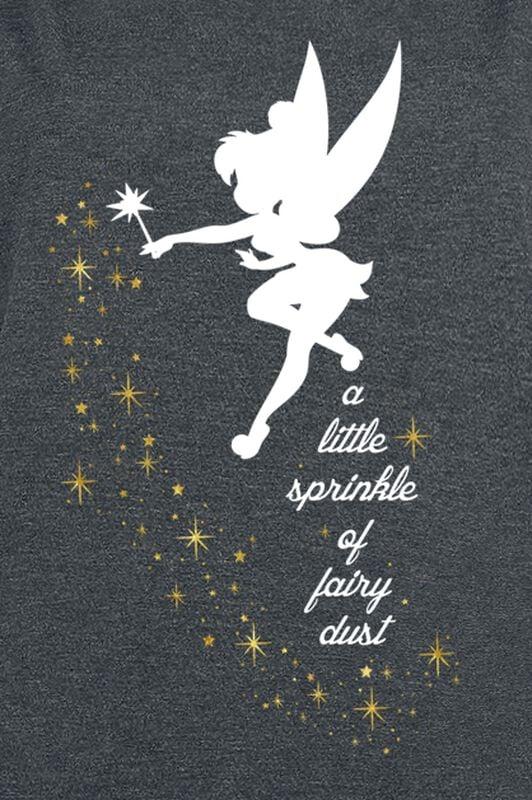 Gothicana By Emp "Pixie Dust" T-Shirt Grey By Peter Pan