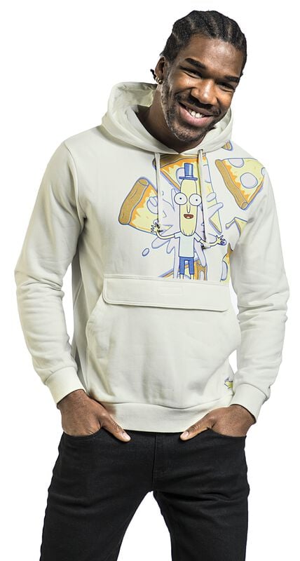 Gothicana By Emp "Pizza Party" Hoodie White By Rick And Morty