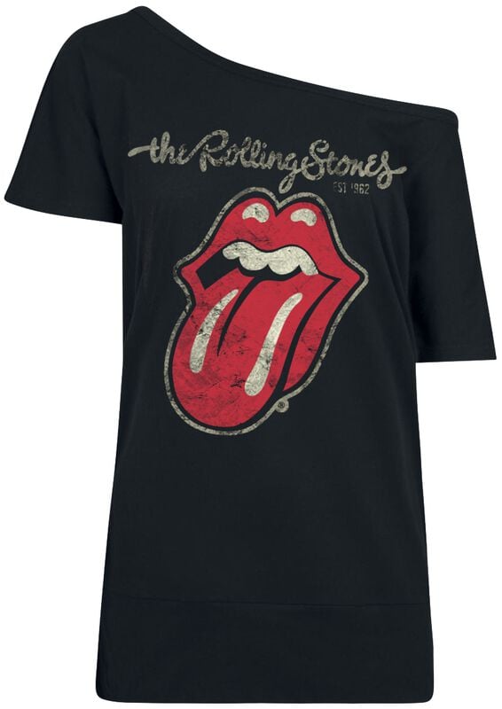 gothicana by emp "Plastered Tongue" T-Shirt black by The Rolling Stones