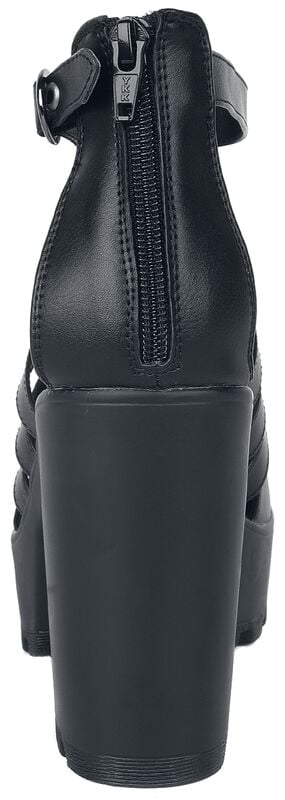 Gothicana By Emp "Plateau High Heels" High Heel Black By Black Premium By EMP