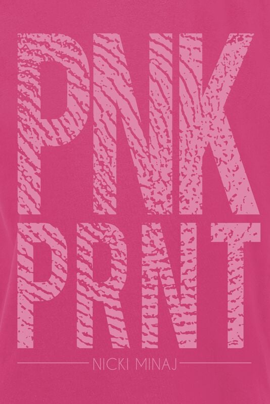 Gothicana By Emp "Pnk Prnt" T-Shirt Pink By Nicki Minaj
