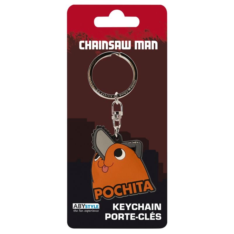 Gothicana By Emp "Pochita" Keyring Pendant Multicolour By Chainsaw Man