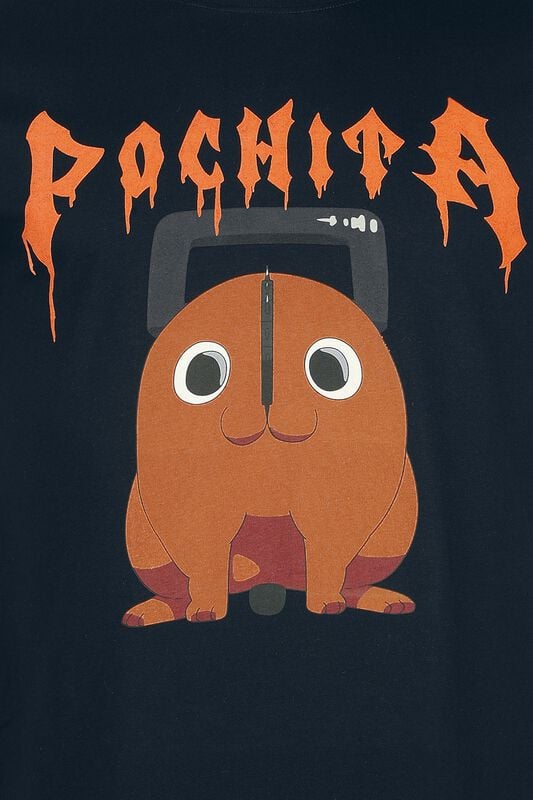 Gothicana By Emp "Pochita - The Chainsaw Devil" T-Shirt Black By Chainsaw Man