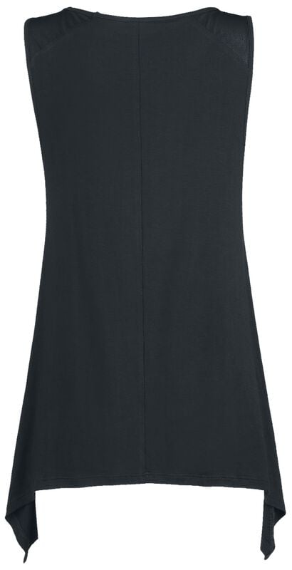 Gothicana By Emp "Point At You" Top Black By Black Premium By EMP