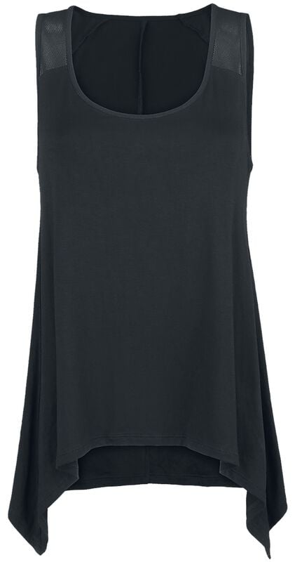 gothicana by emp "Point At You" Top black by Black Premium by EMP