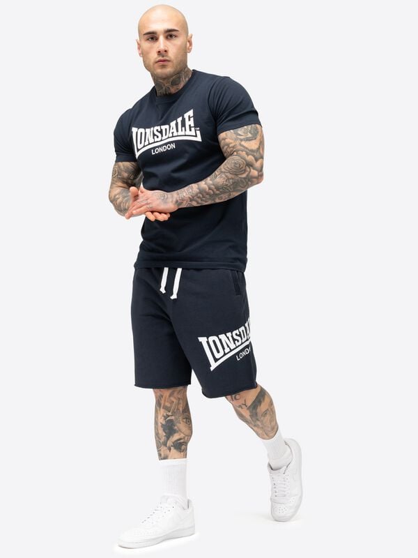 Gothicana By Emp "Polbathic" Shorts Navy By Lonsdale London