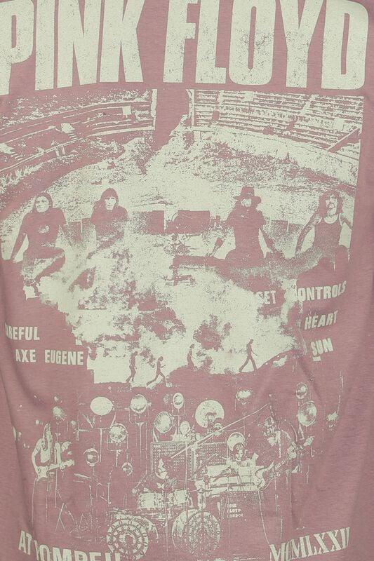 Gothicana By Emp "Pompeii Collage" T-Shirt Dusky Pink By Pink Floyd