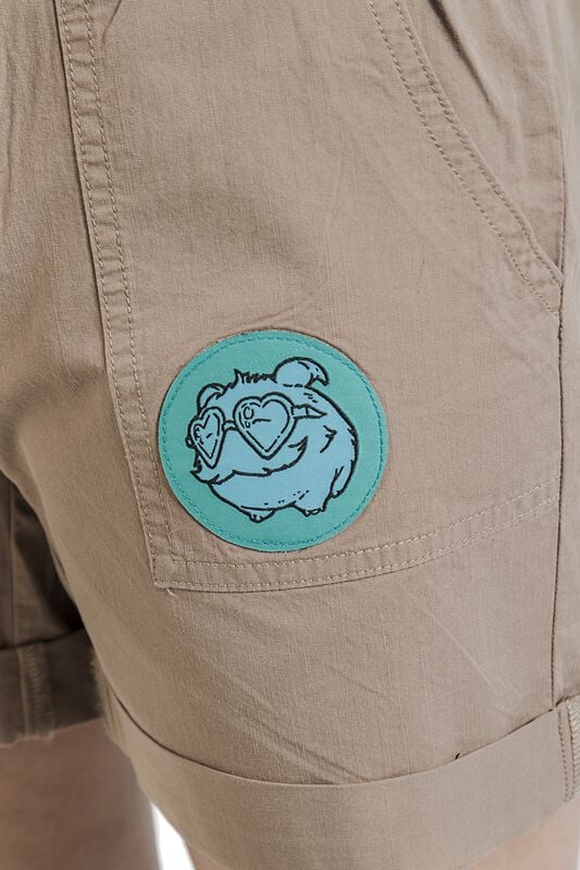 Gothicana By Emp "Porodise" Shorts Beige By League Of Legends