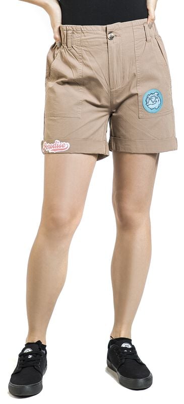 Gothicana By Emp "Porodise" Shorts Beige By League Of Legends