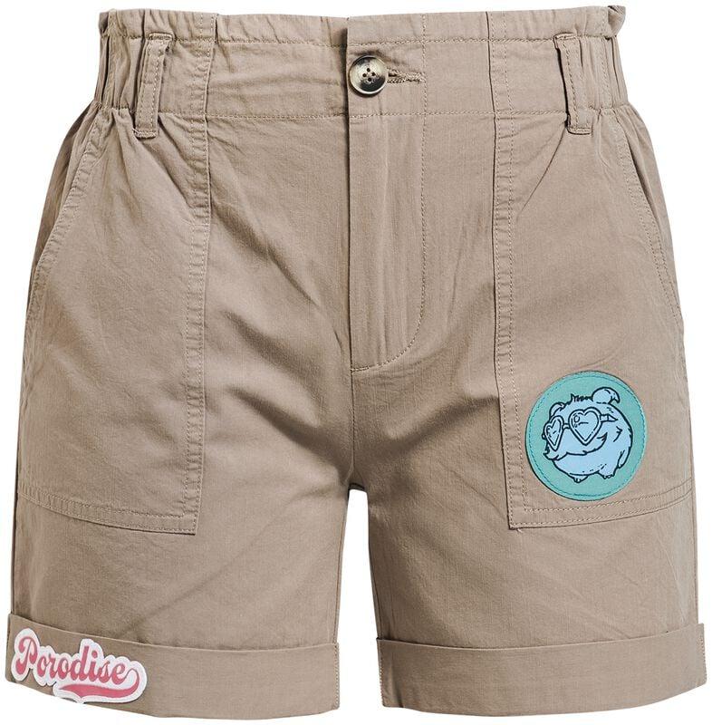 gothicana by emp "Porodise" Shorts beige by League Of Legends