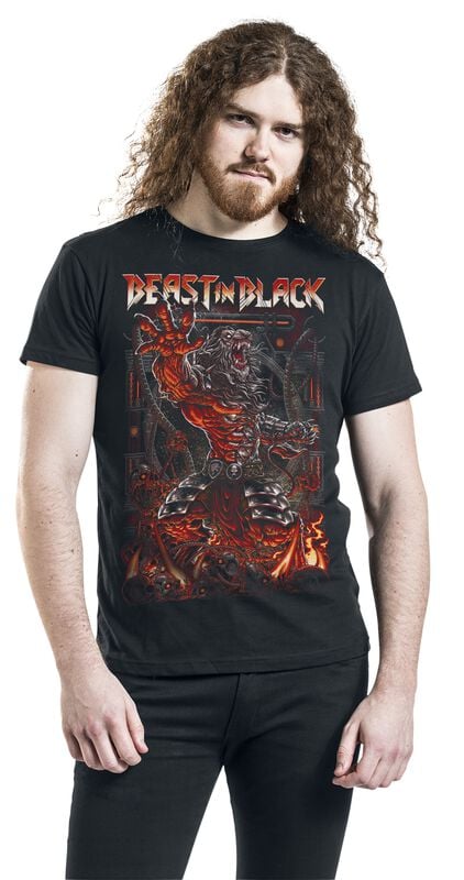 Gothicana By Emp "Power Of The Beast" T-Shirt Black By Beast In Black
