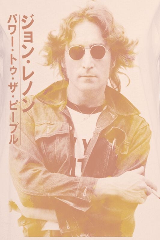 Gothicana By Emp "Power To The People" T-Shirt Light Pink By John Lennon