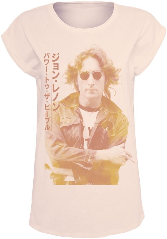 gothicana by emp "Power To The People" T-Shirt light pink by John Lennon