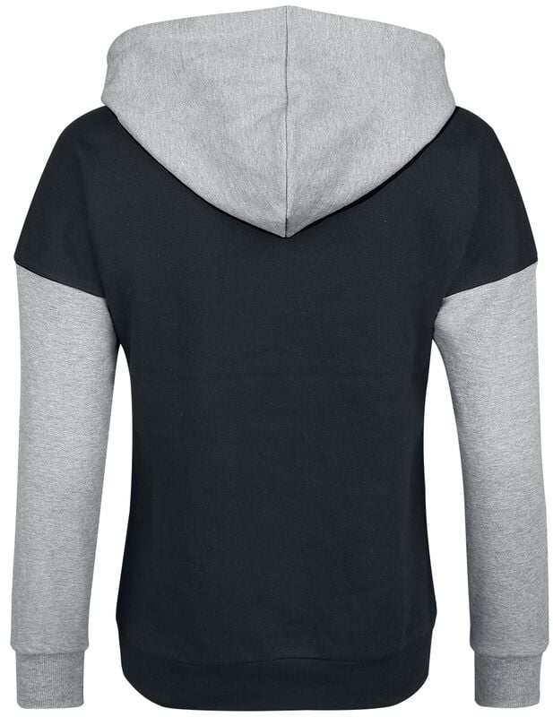 Gothicana By Emp "Powerslave" Hoodie Black/mottled Grey By Iron Maiden