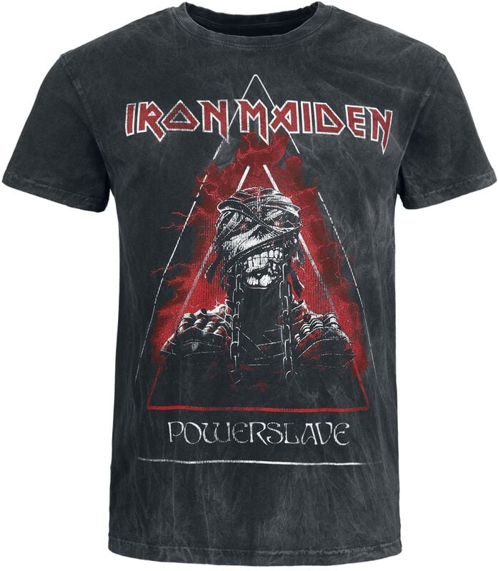 gothicana by emp "Powerslave - Mummy Head" T-Shirt charcoal by Iron Maiden