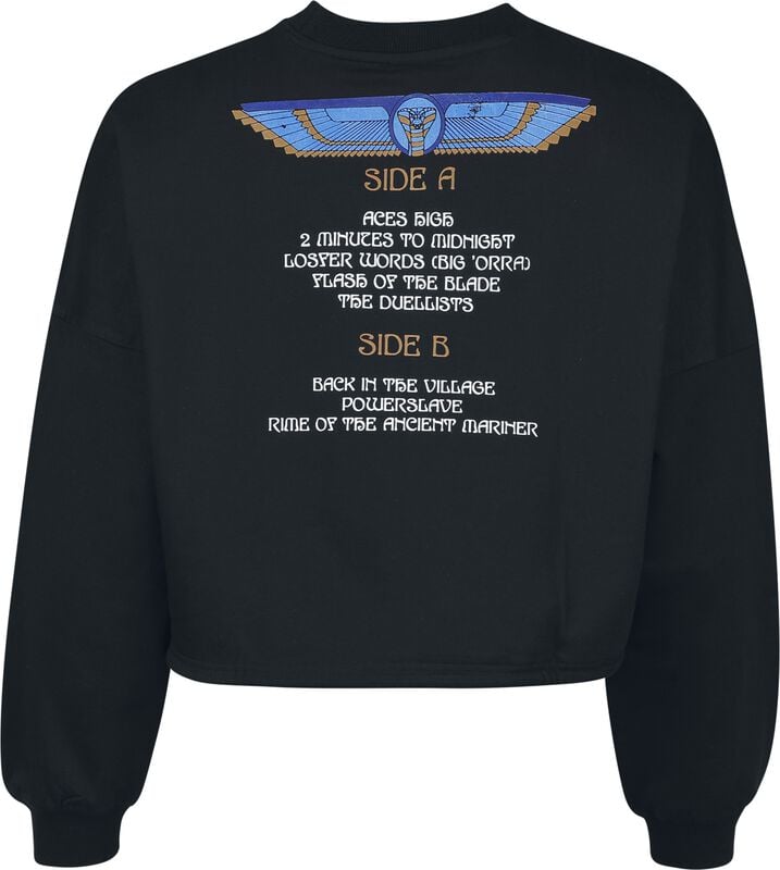 Gothicana By Emp "Powerslave" Sweatshirt Black By Iron Maiden