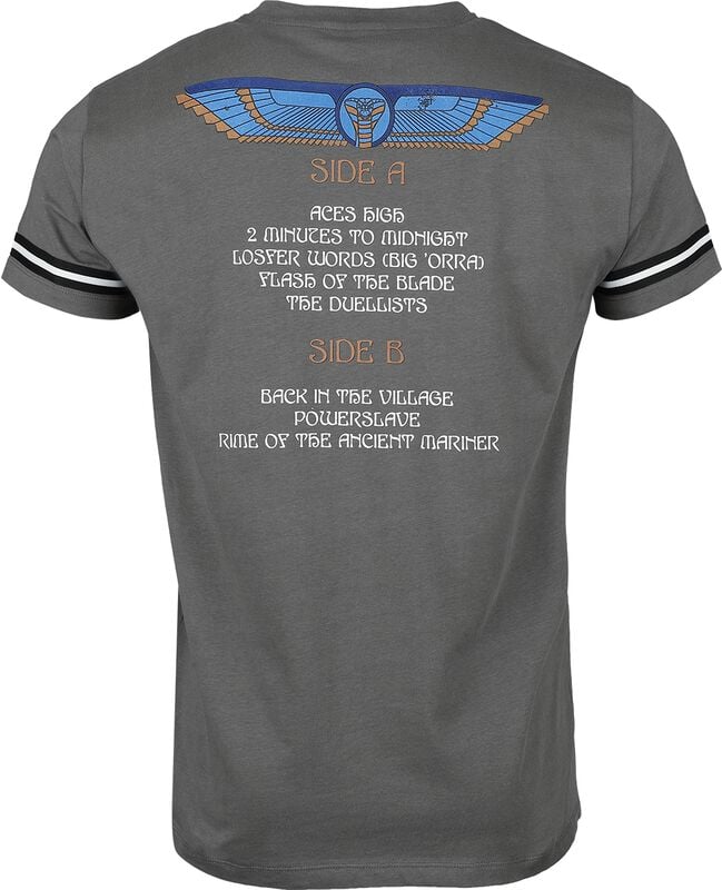 Gothicana By Emp "Powerslave" T-Shirt Grey By Iron Maiden